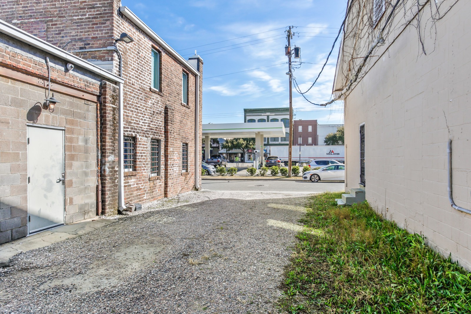 Abutting historic warehouses and commercial properties just west of MLK, and south of Historic Jones Street. 